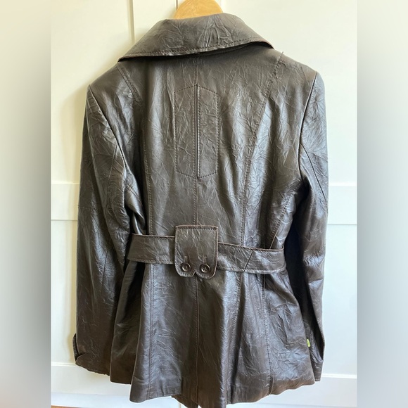 Soia & Kyo LEATHER jacket “Ana Maria” style in Espresso. - Picture 3 of 3